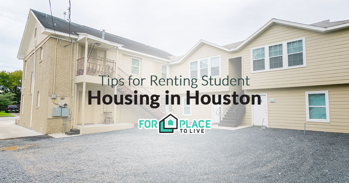 Tips for Renting Student Housing in Houston