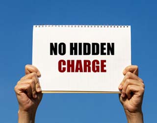 No Hidden Charges